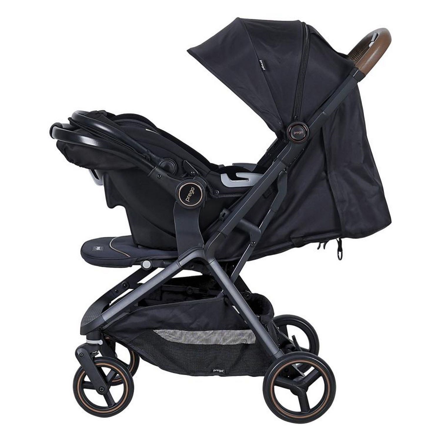 Prego Smart Fold Travel Sistem Bebek Arabası 2026 Siyah