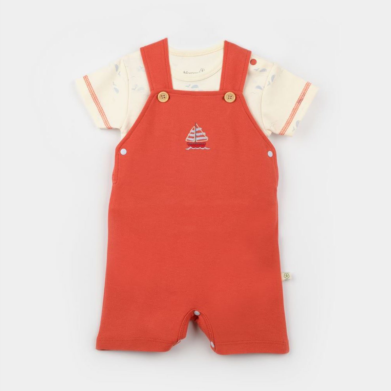 Biorganic Sun Lets Sail Bebek Slopet Tulum 60753 Ekru-Mavi