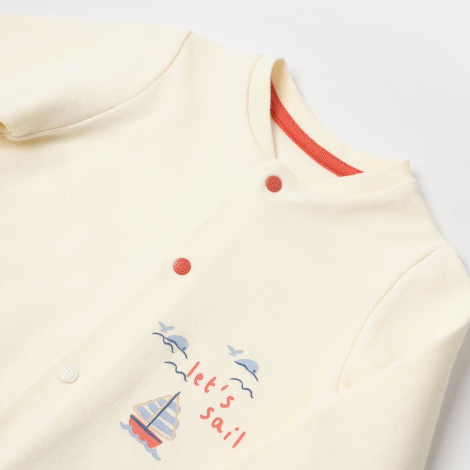 Biorganic Sun Lets Sail Bebek Tulum 60754 Ekru-Mavi