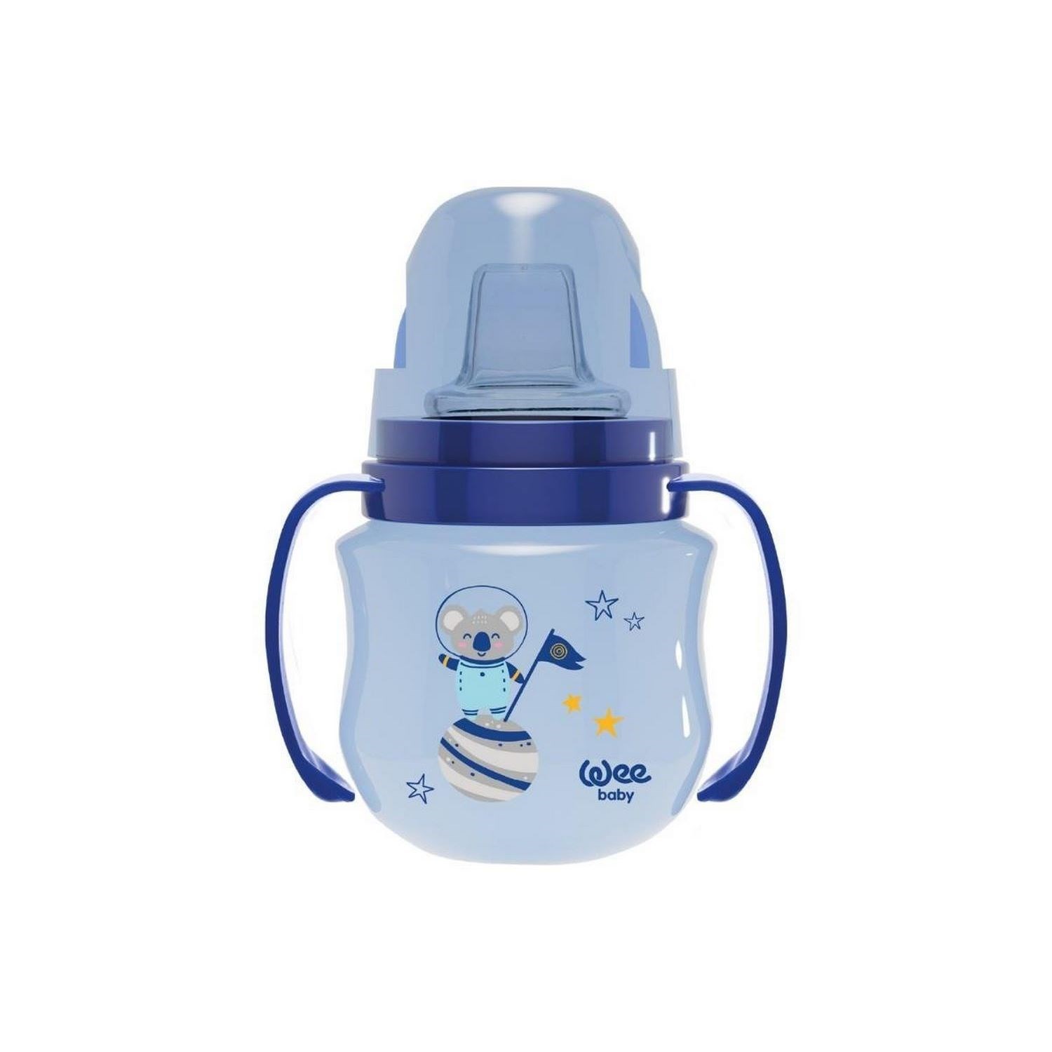 Wee Baby Galaxy Akıtmaz Alıştırma Bardağı 125 Ml 753 Mavi