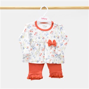 Tiffany Sweat Theme 2'li Bebek Takım 11012 Kiremit