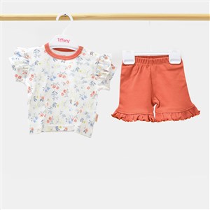 Tiffany Sweat Theme 2'li Bebek Takım 11104 Kiremit