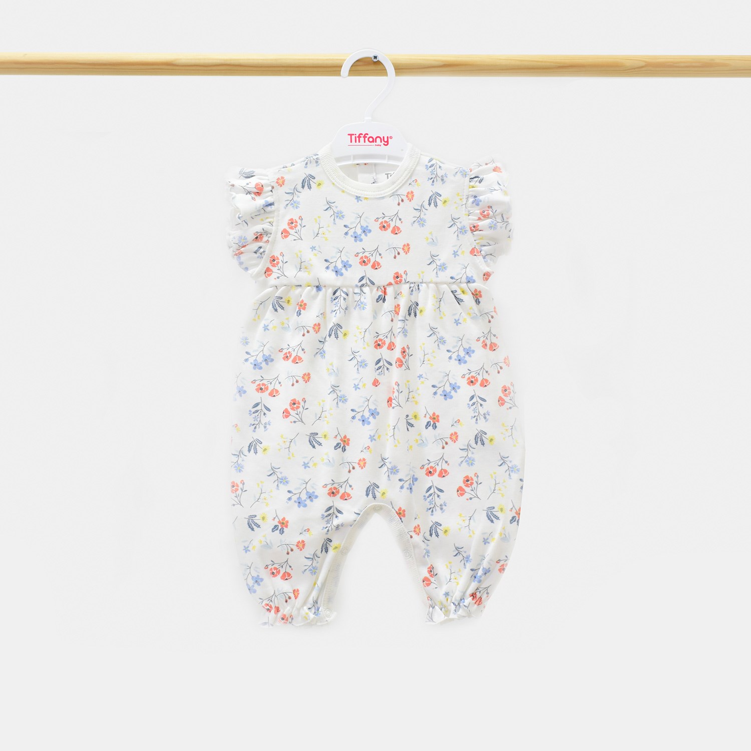 Tiffany Baby Sweat Theme Fırfırlı Atlet Tulum 11089 Kiremit
