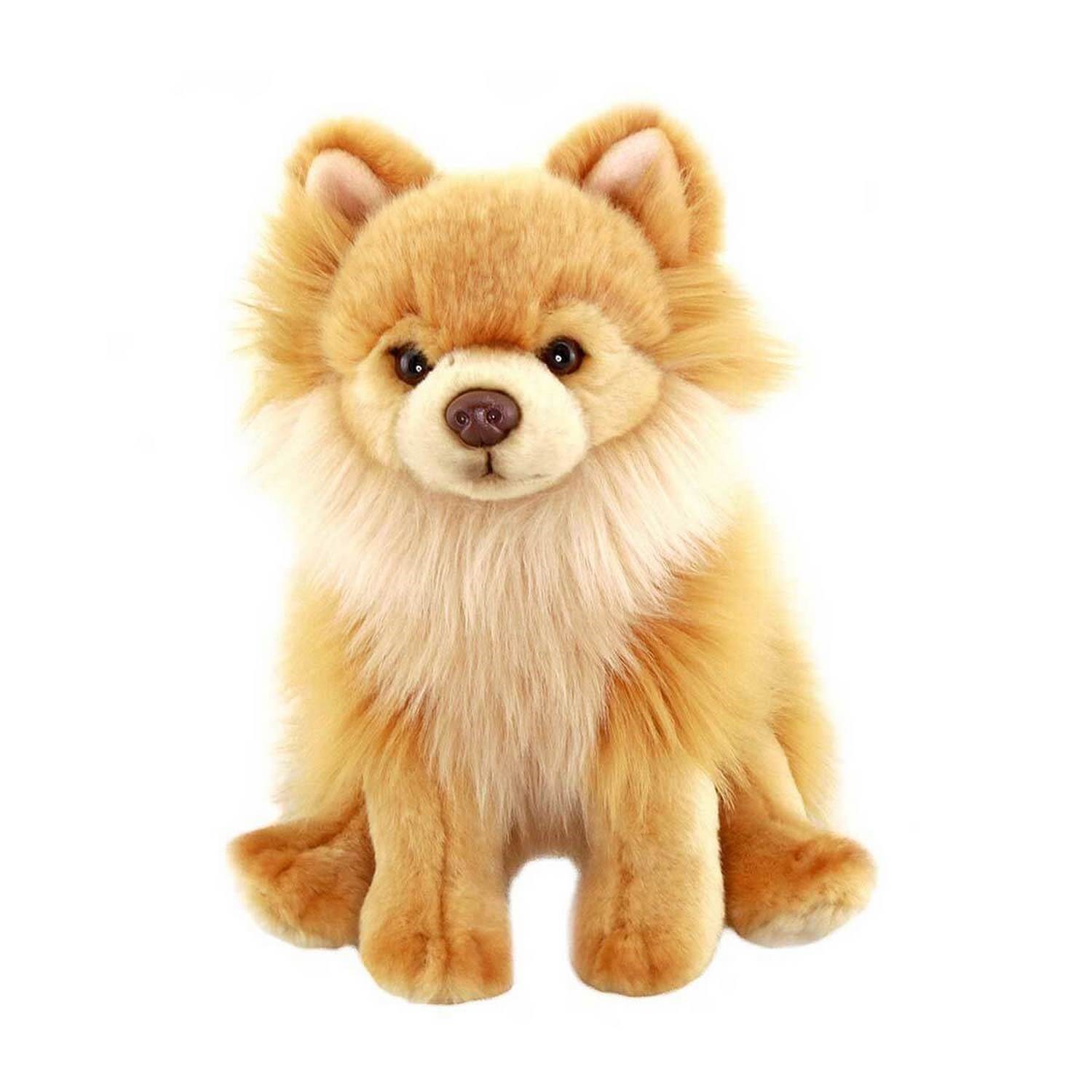 Animals Of The World Pomeranian Peluş Köpek 28 Cm 20909 Kahverengi