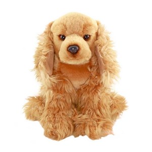 Animals Of The World Floppy İspanyol Cocker Peluş Köpek Kahverengi