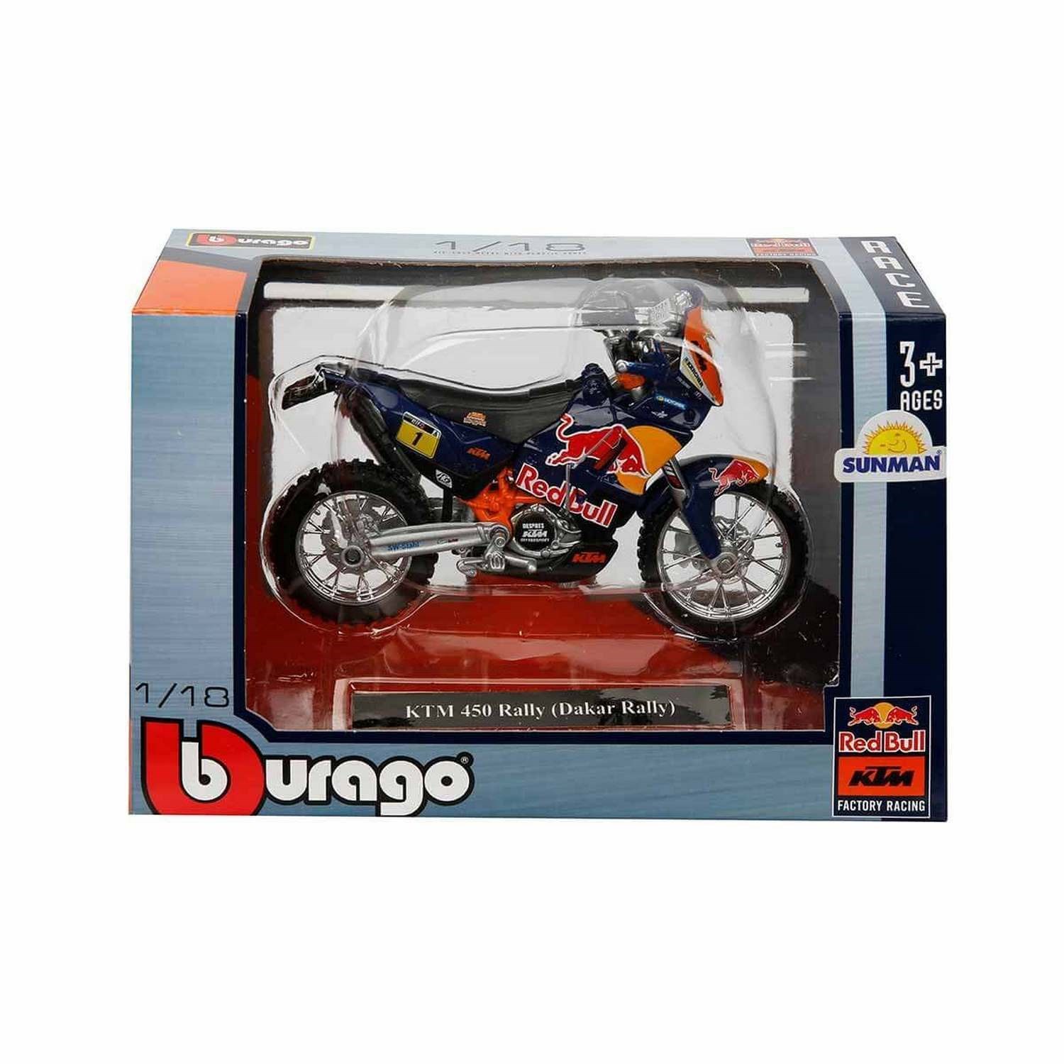 Bburago KTM 450 Model Motor S00051070 Renkli