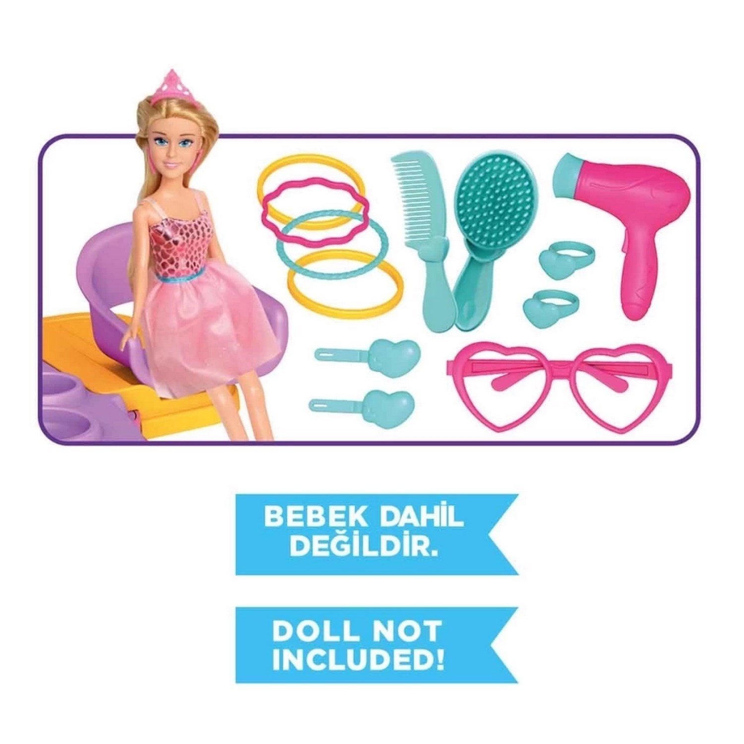 Dede Linda'nın Doktor Seti Sırt Çantası Fuşya