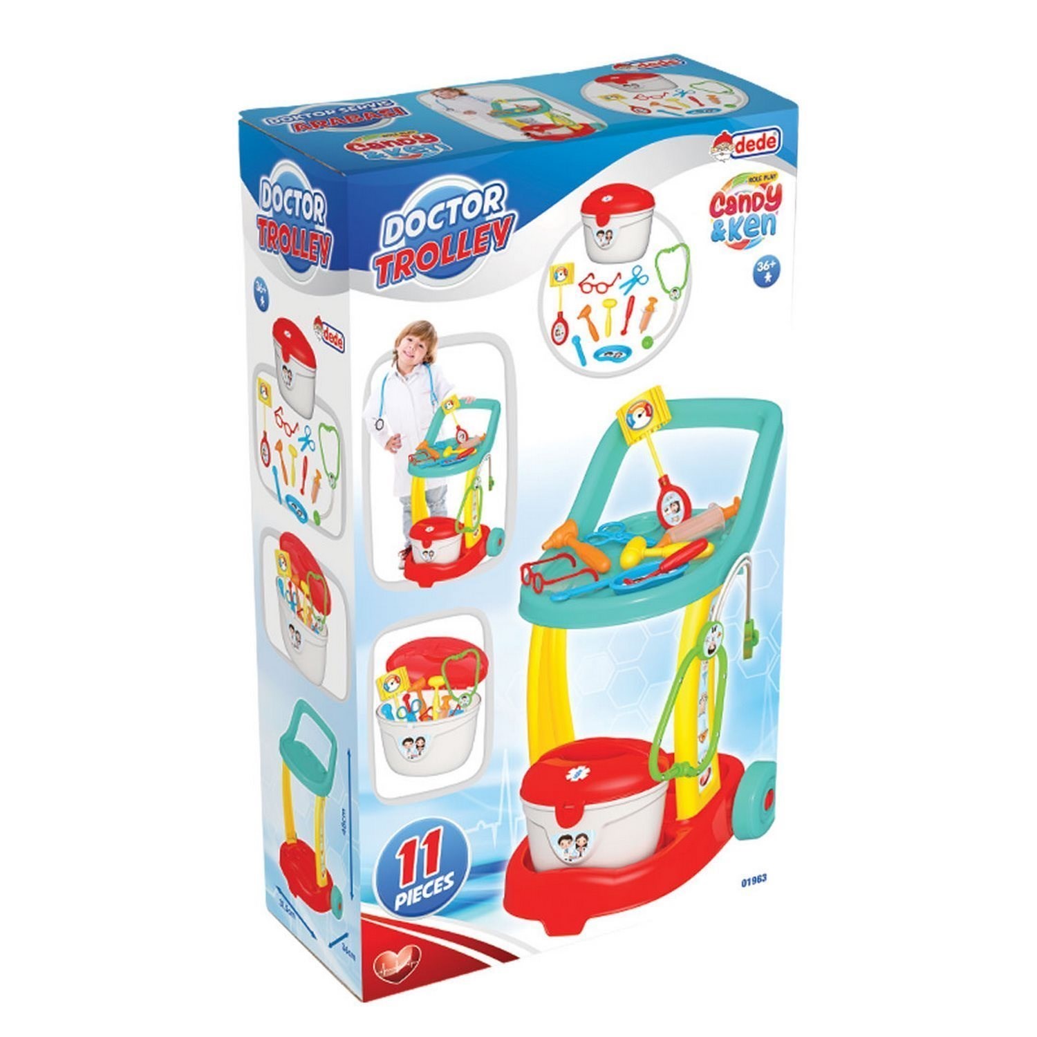 Dede Candy Doktor Servis Arabası 01963 