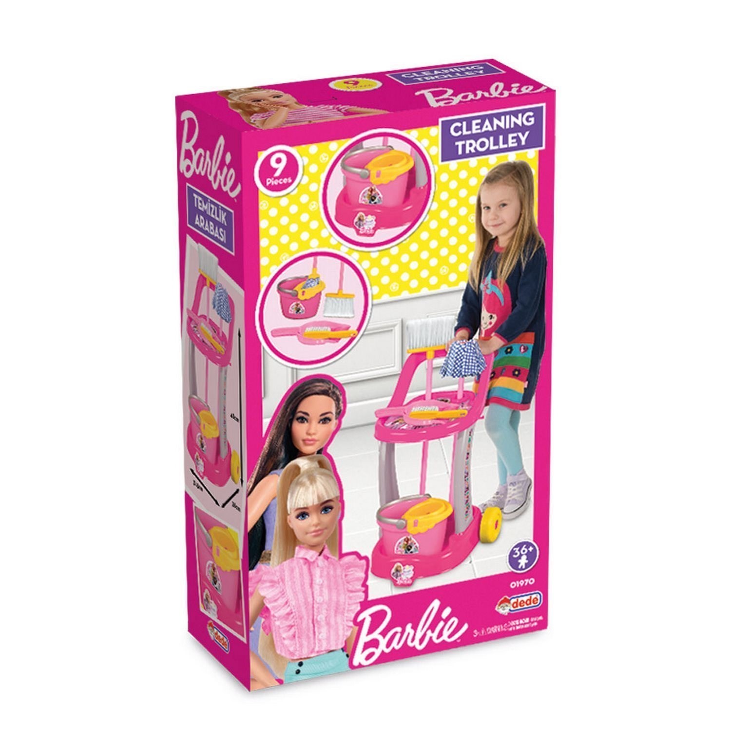 Dede Barbie Temizlik Arabası 01970 