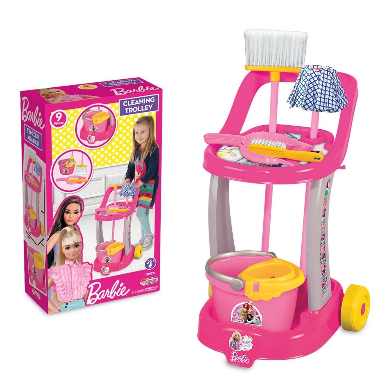 Dede Barbie Temizlik Arabası 01970 
