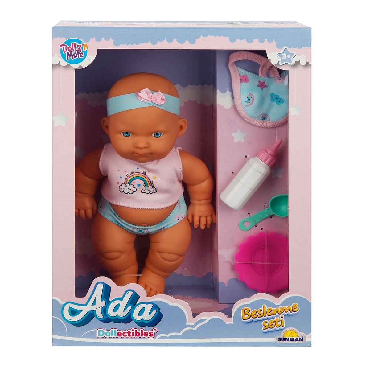 Dollz'n More Ada Bebek Beslenme Seti 23 Cm S01020110 