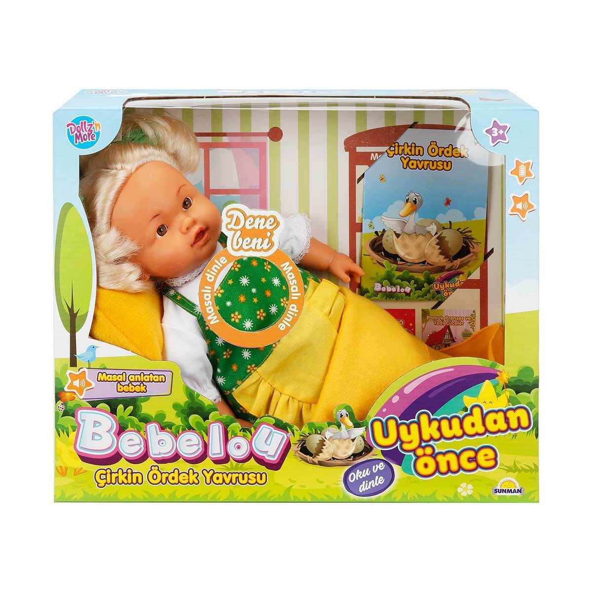 Dollz'n More Uykudan Önce Masal Anlatan Ördek 40 Cm 