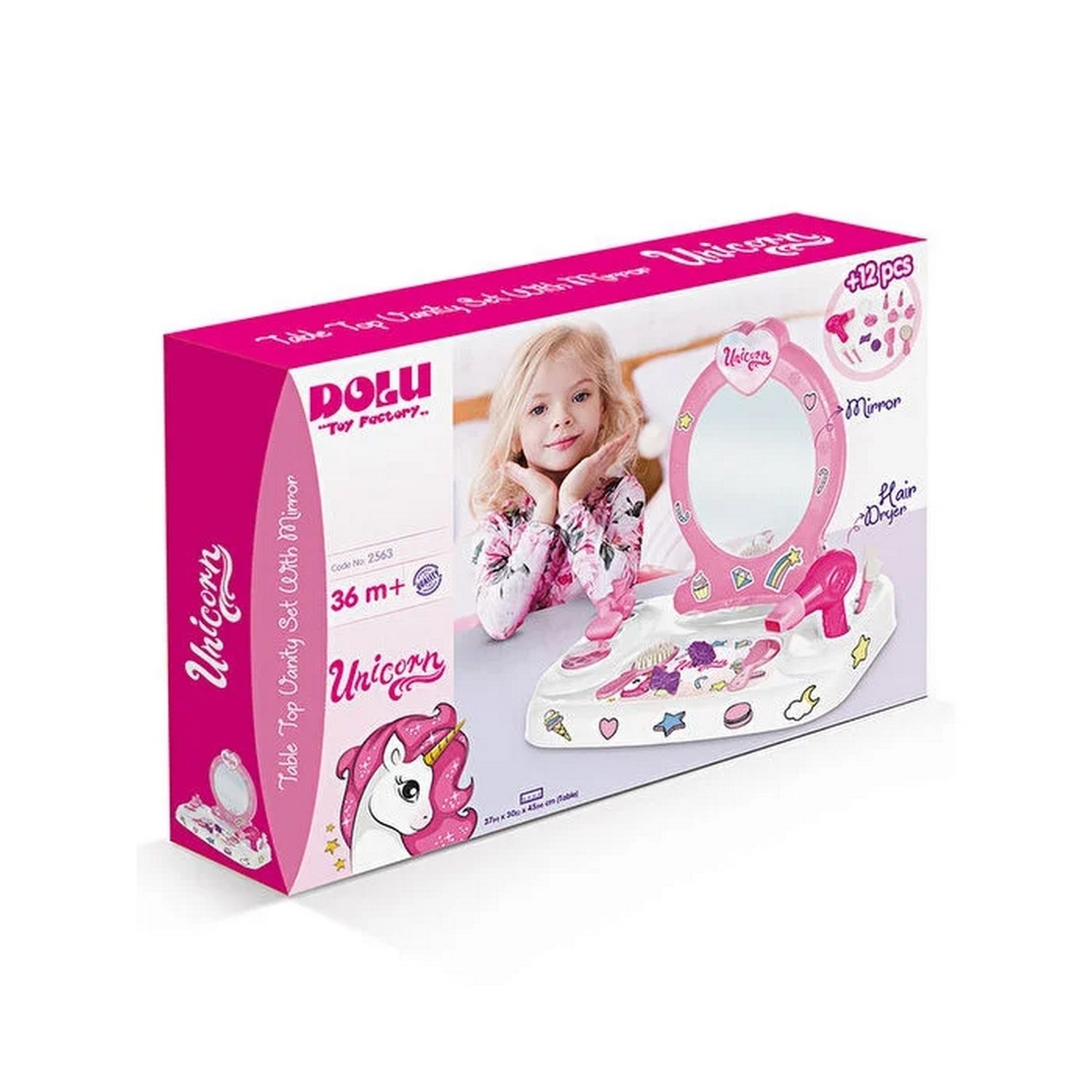 Dolu Unicorn Masa Üstü Güzellik Seti 2563D 