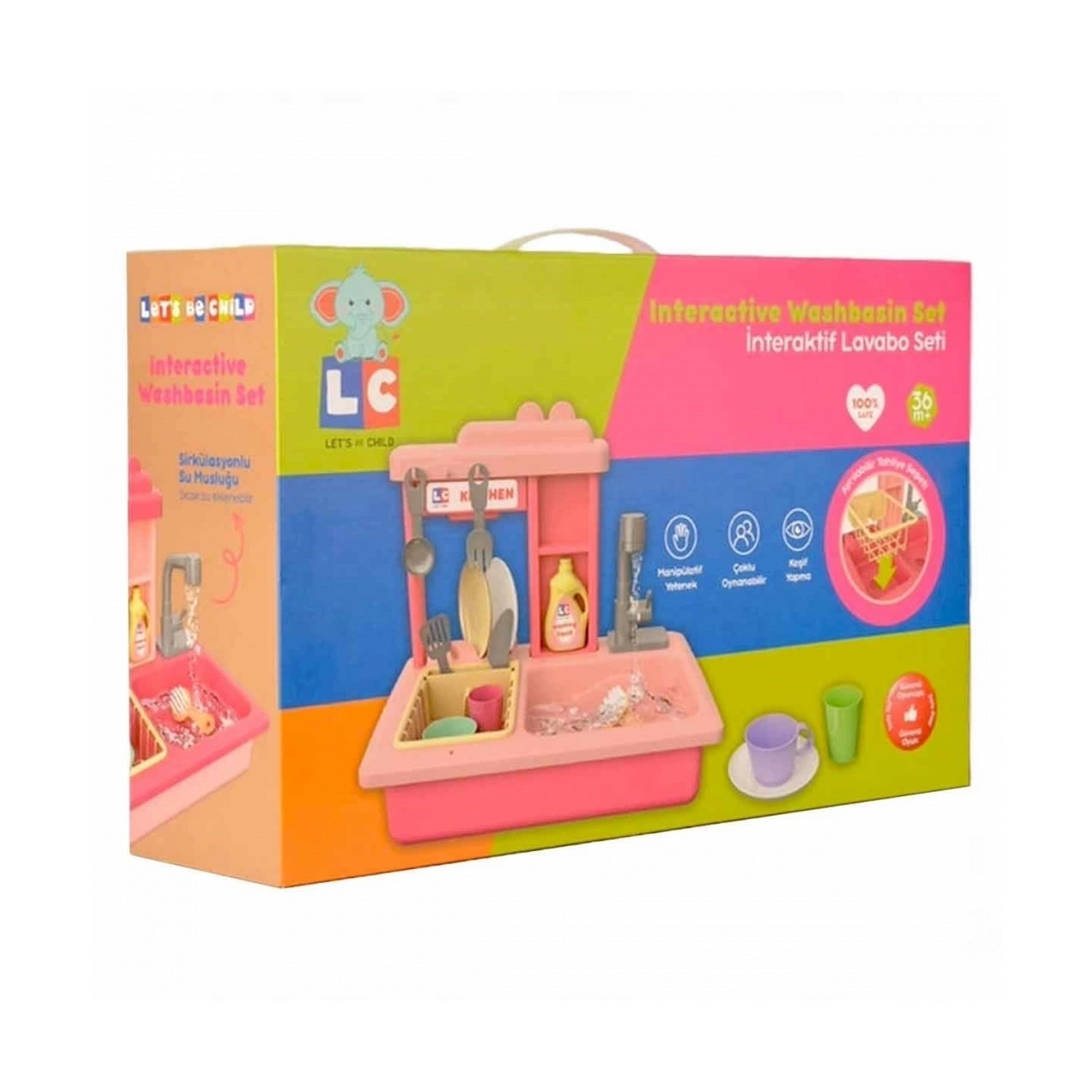 Let's Be Child Pilli İnteraktif Lavabo Seti 30916 