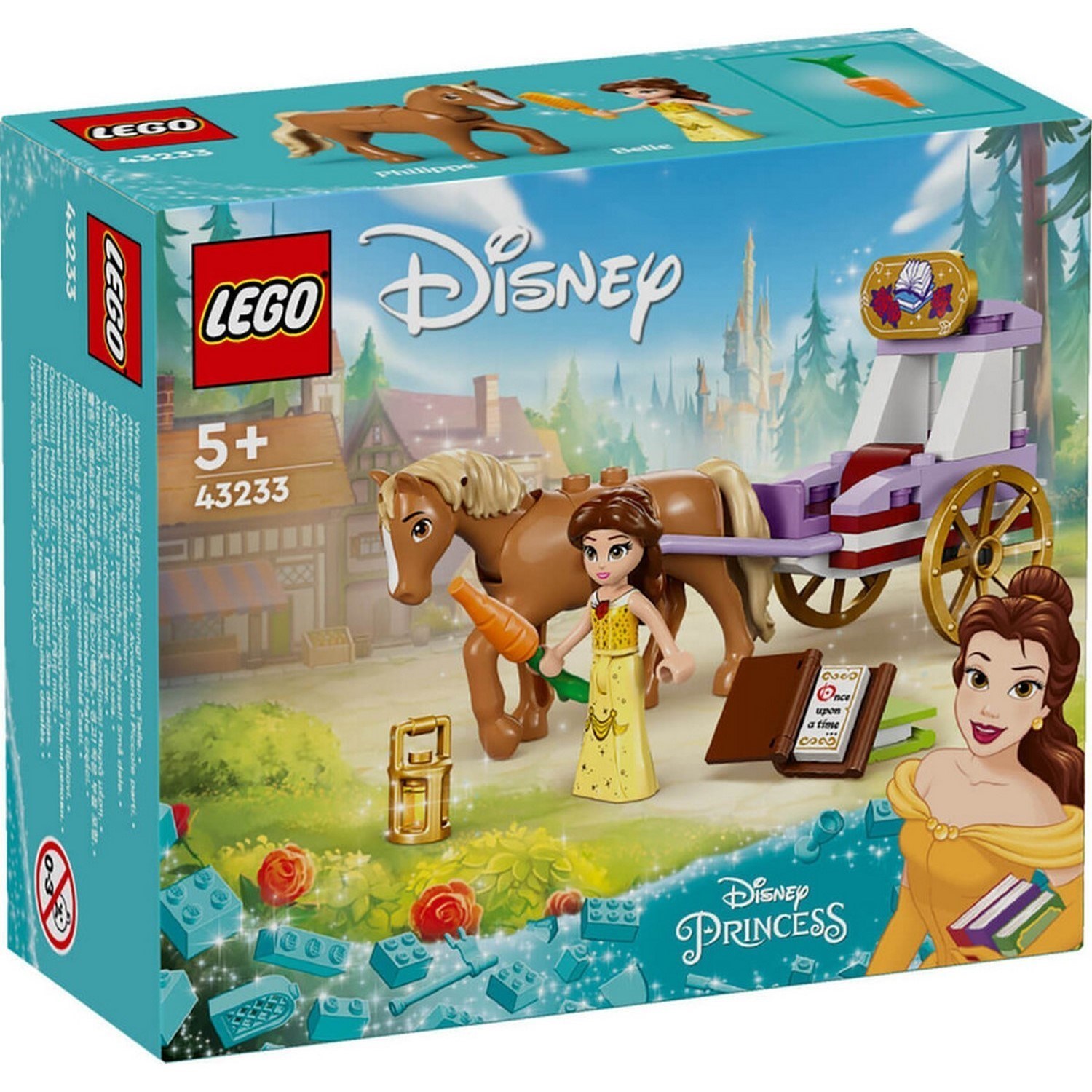 Lego Disney Prensesi Belle'in Hikaye Zamanı Arabası 43233 