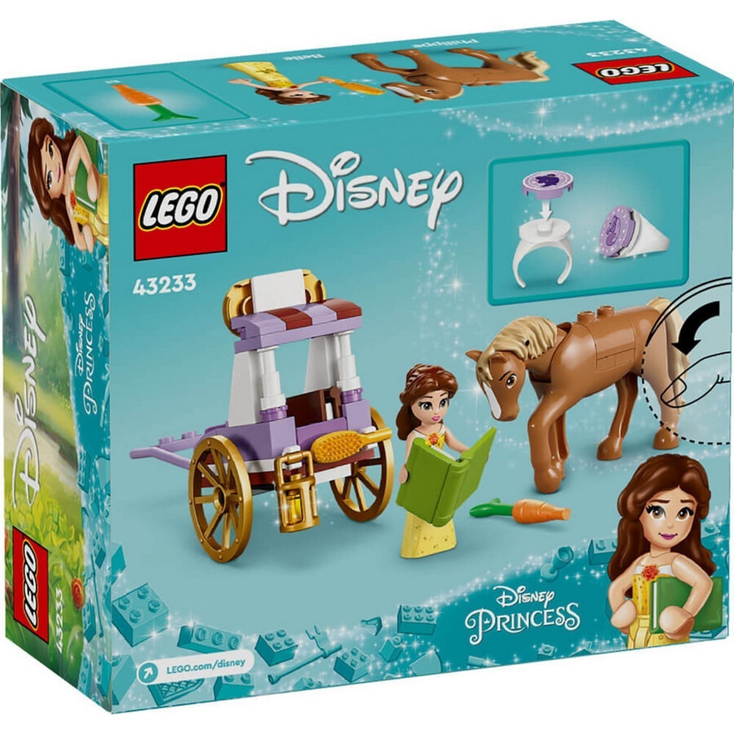 Lego Disney Prensesi Belle'in Hikaye Zamanı Arabası 43233 