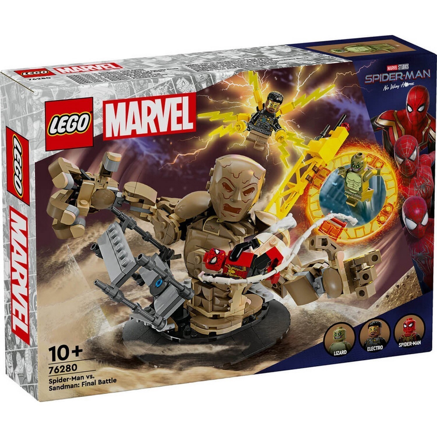 Lego Marvel Örümcek Adam Kum Adam'a Karşı 76280 