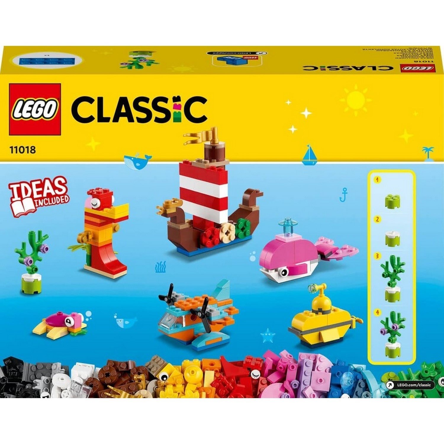 Lego Classic Yaratıcı Okyanus Eğlencesi 11018 