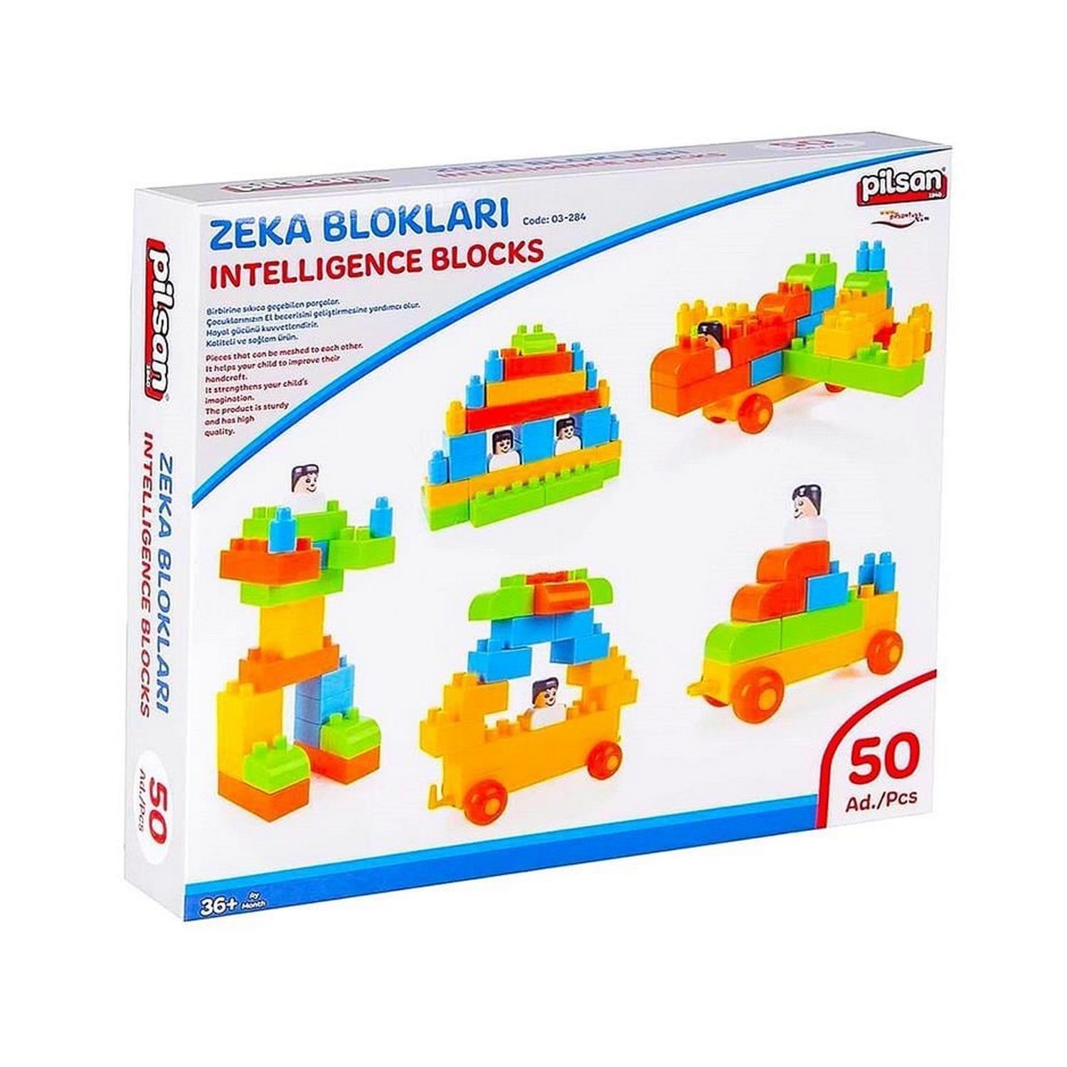 Pilsan Zeka Blokları 50 Parça 03299 
