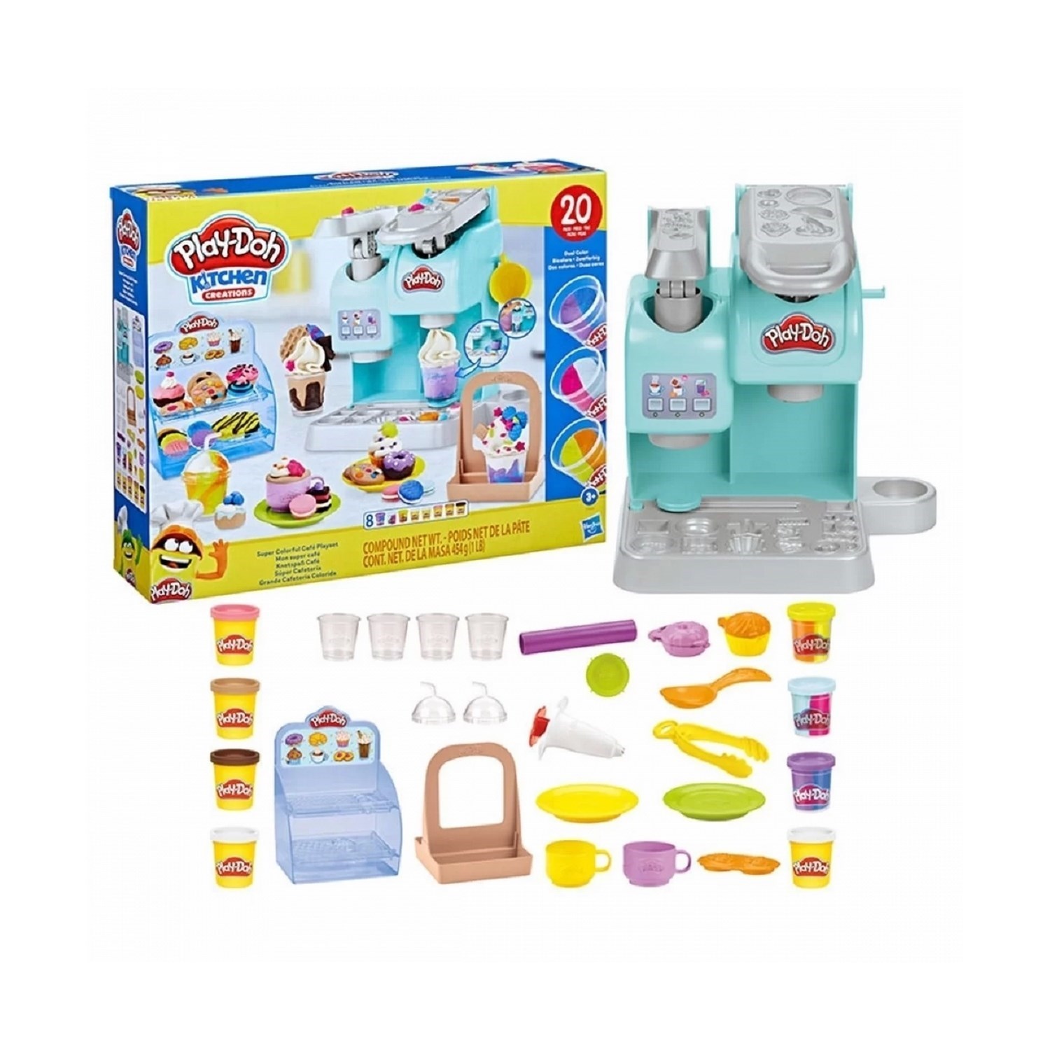 Play-Doh Süper Renkli Kafe Oyun Seti 5836 