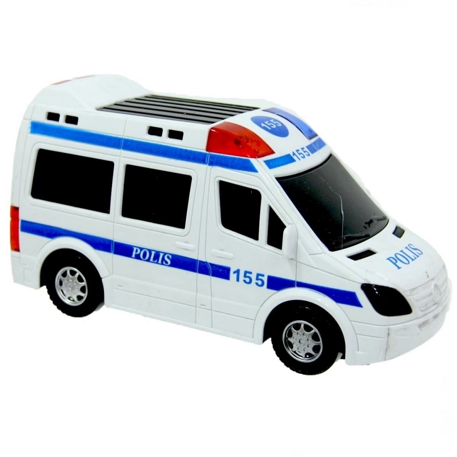 Prestij Işıklı Sesli Pilli Polis Arabası 155 
