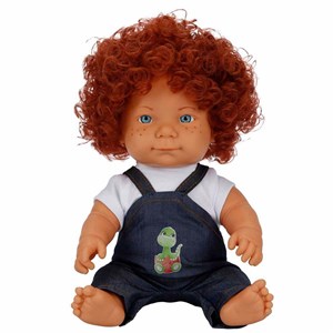 Dollz'n More Kıvırcık Saçlı Curly Bebek 35 Cm S01030151 İndigo