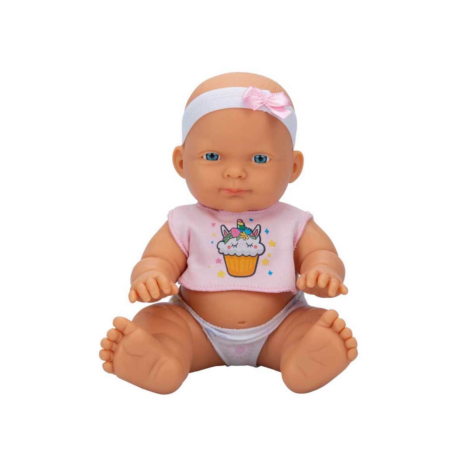 Dollz'n More Saçsız Ada Bebek 23 Cm S00020030 Pembe