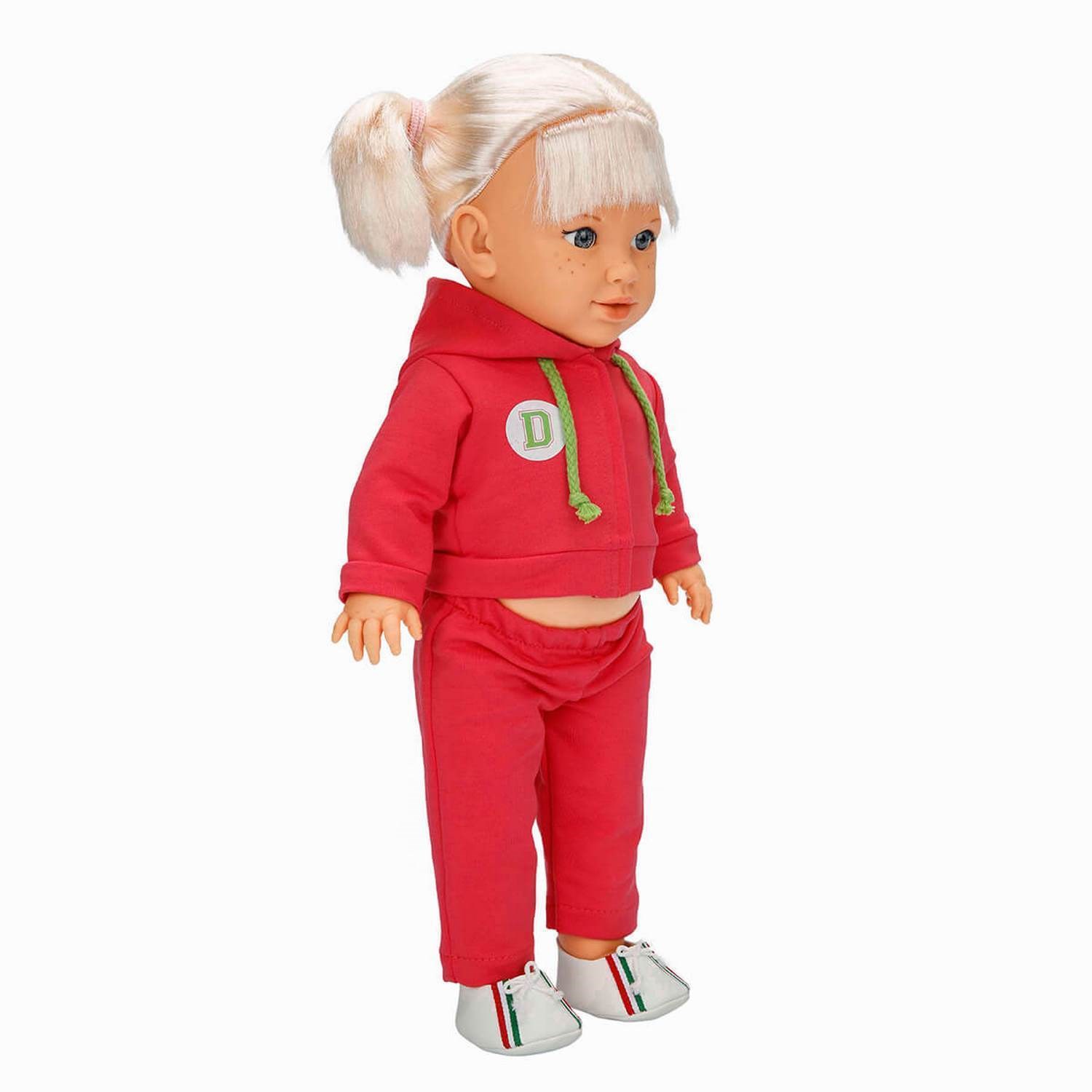 Dollz'n More Sporty Bebek Tina 45 Cm S00040051 Kırmızı