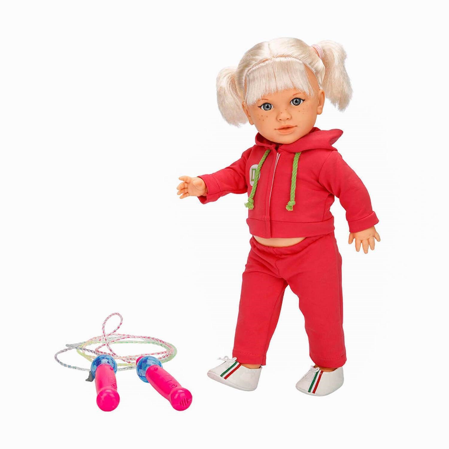 Dollz'n More Sporty Bebek Tina 45 Cm S00040051 Kırmızı