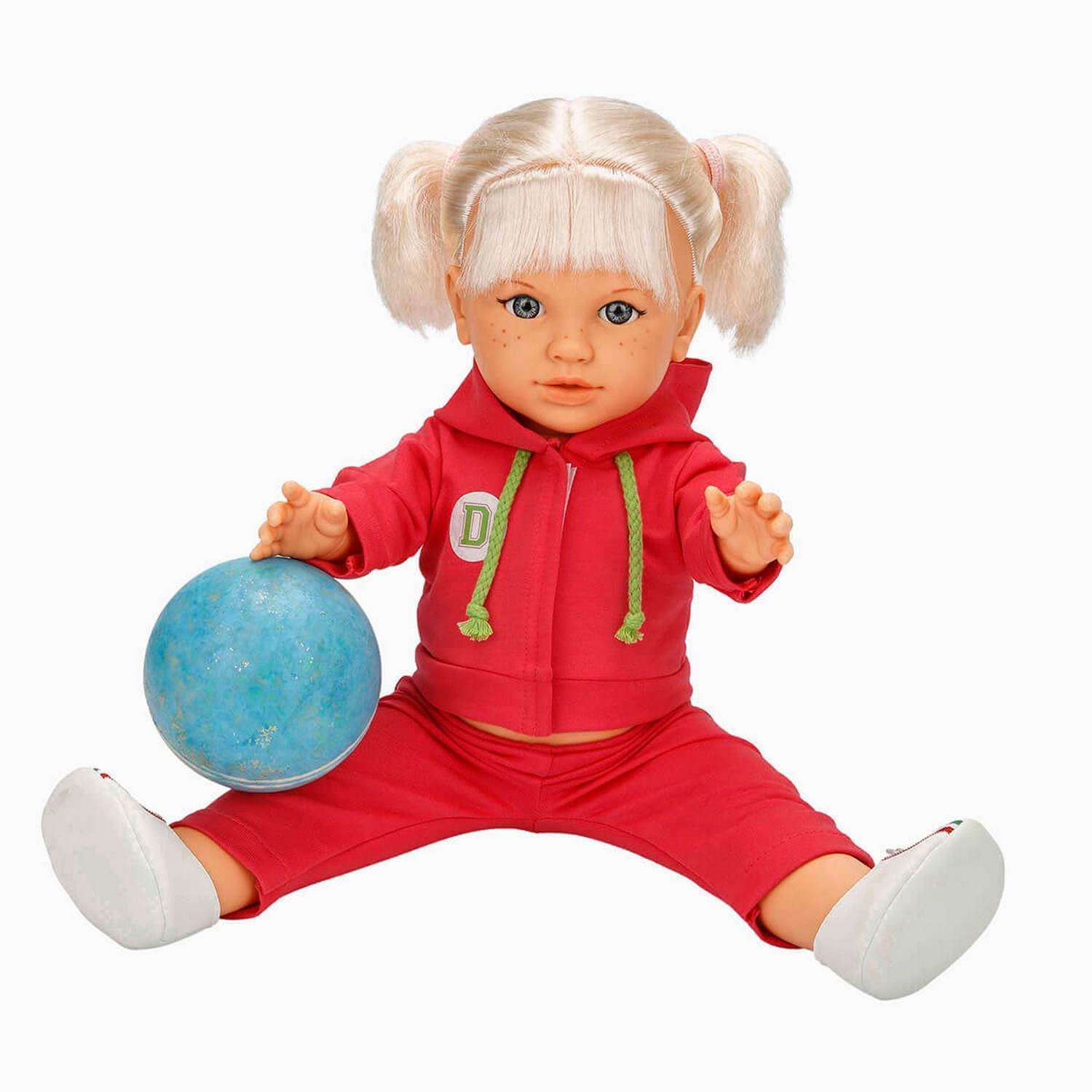 Dollz'n More Sporty Bebek Tina 45 Cm S00040051 Kırmızı