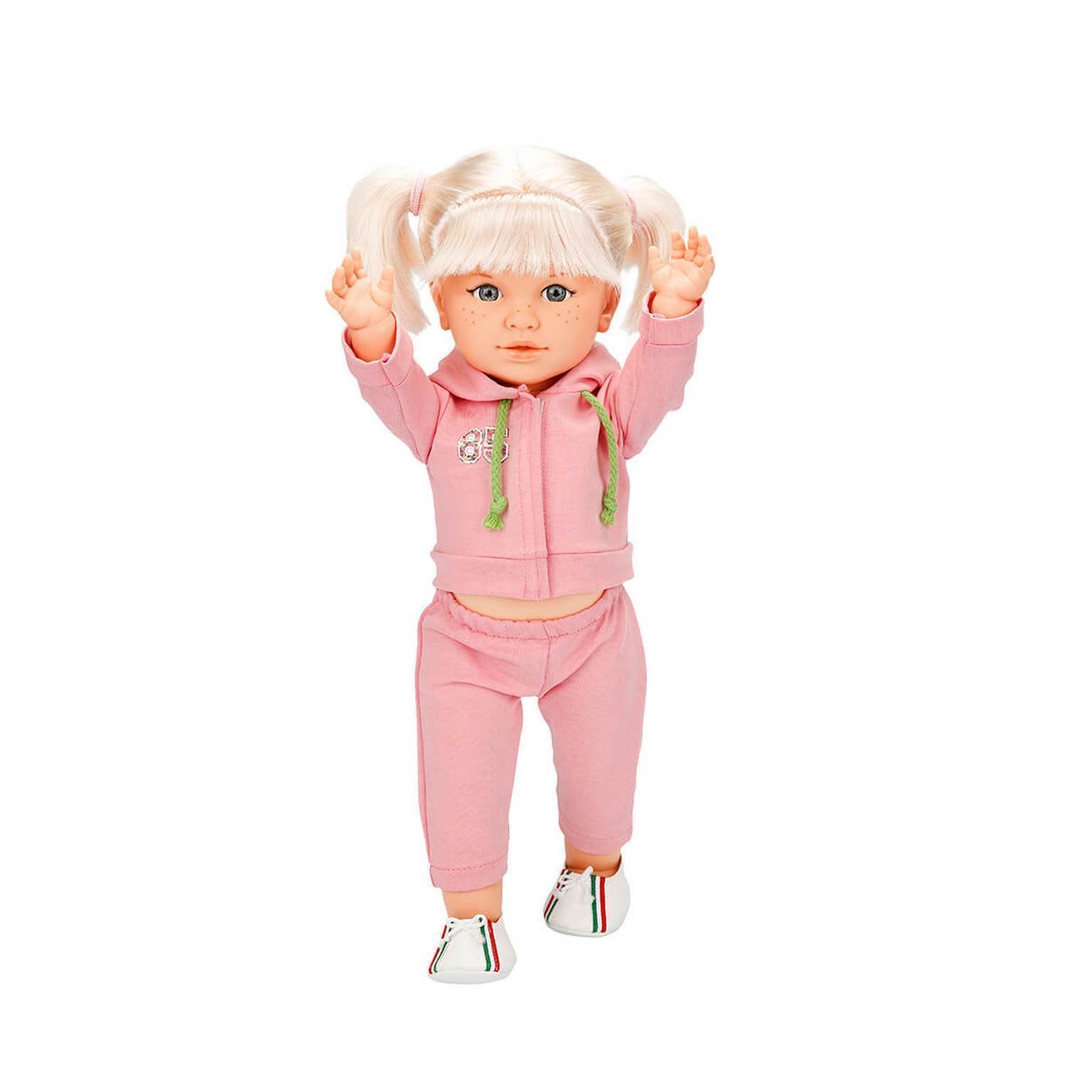 Dollz'n More Sporty Bebek Tina 45 Cm S00040051 Pembe