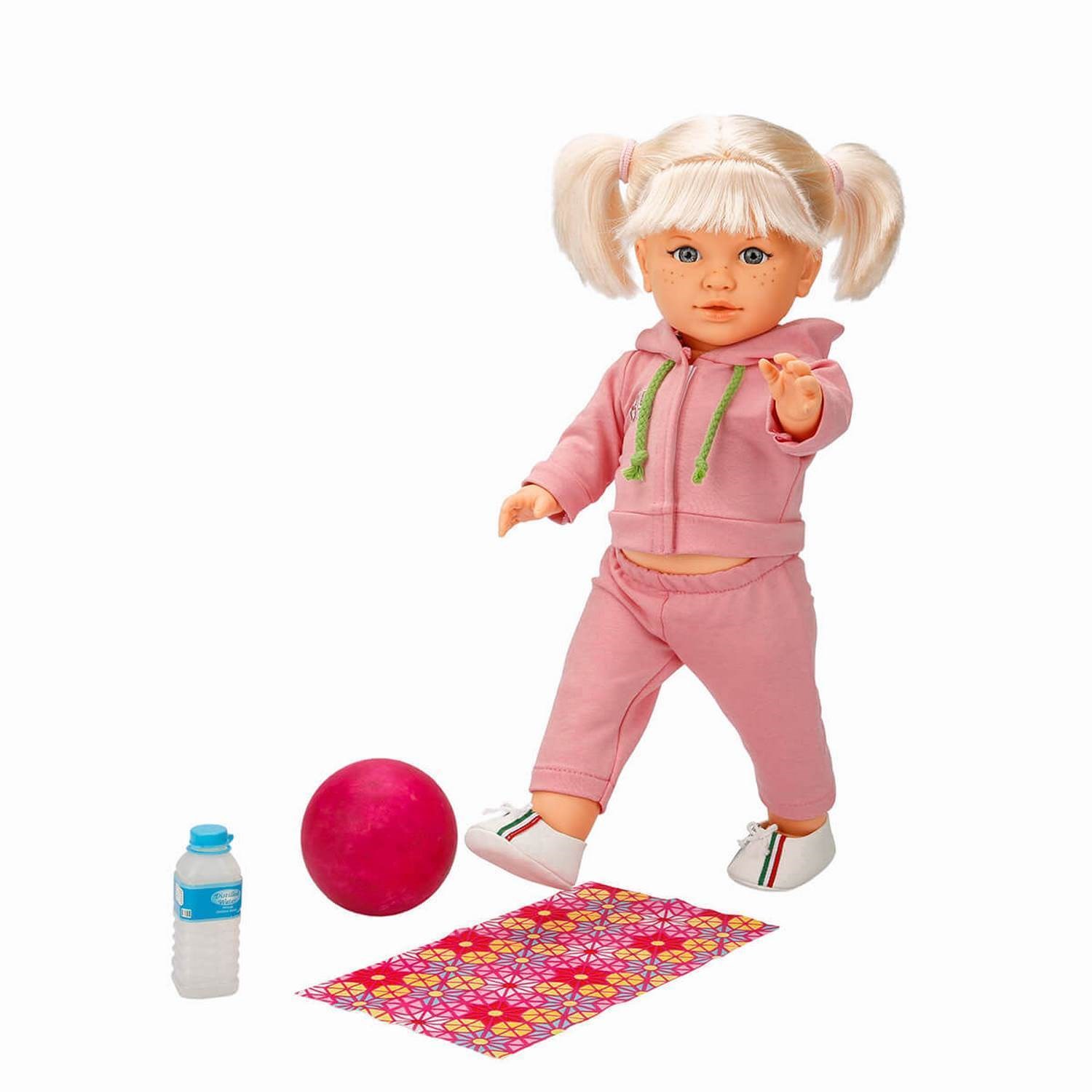 Dollz'n More Sporty Bebek Tina 45 Cm S00040051 Pembe
