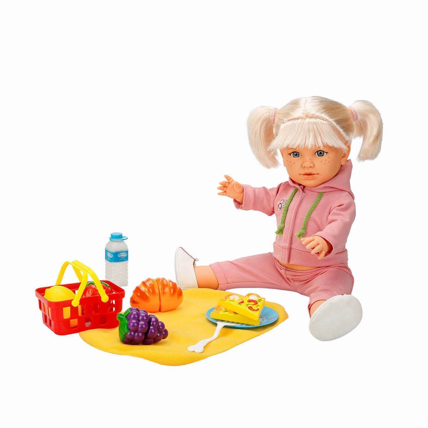 Dollz'n More Sporty Bebek Tina 45 Cm S00040051 Pembe
