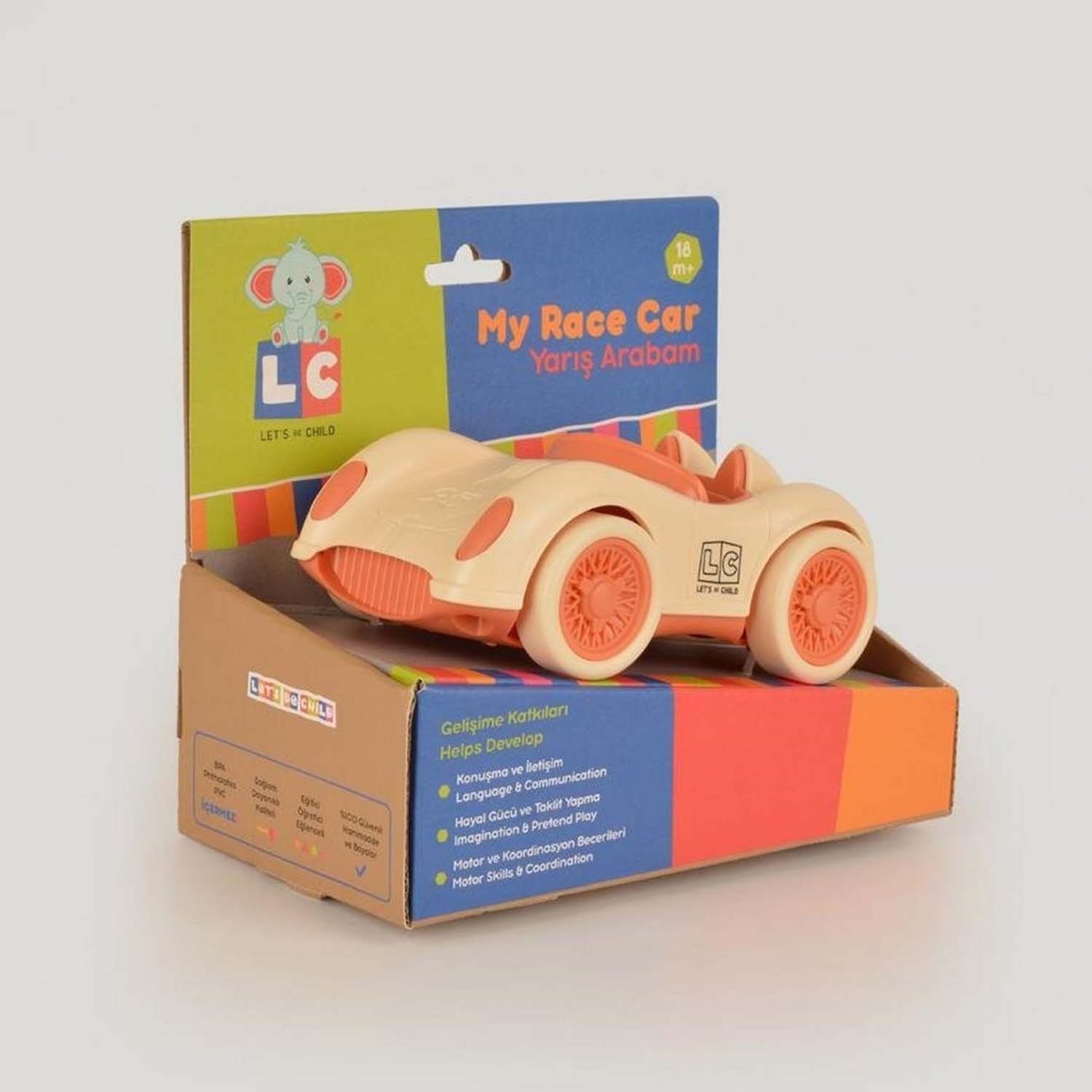 Let's Be Child Yarış Arabam 30782 Krem