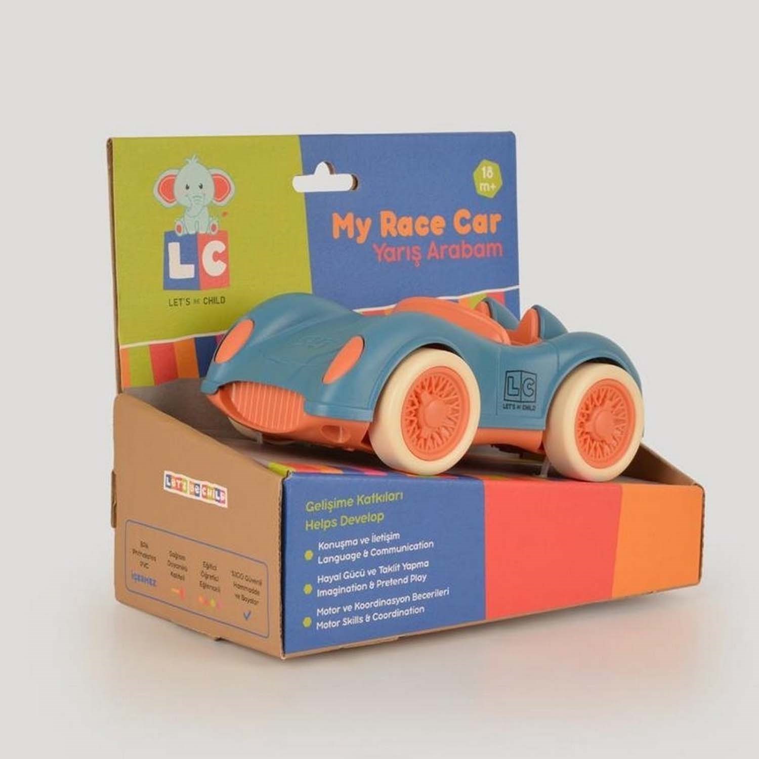 Let's Be Child Yarış Arabam 30782 Mavi