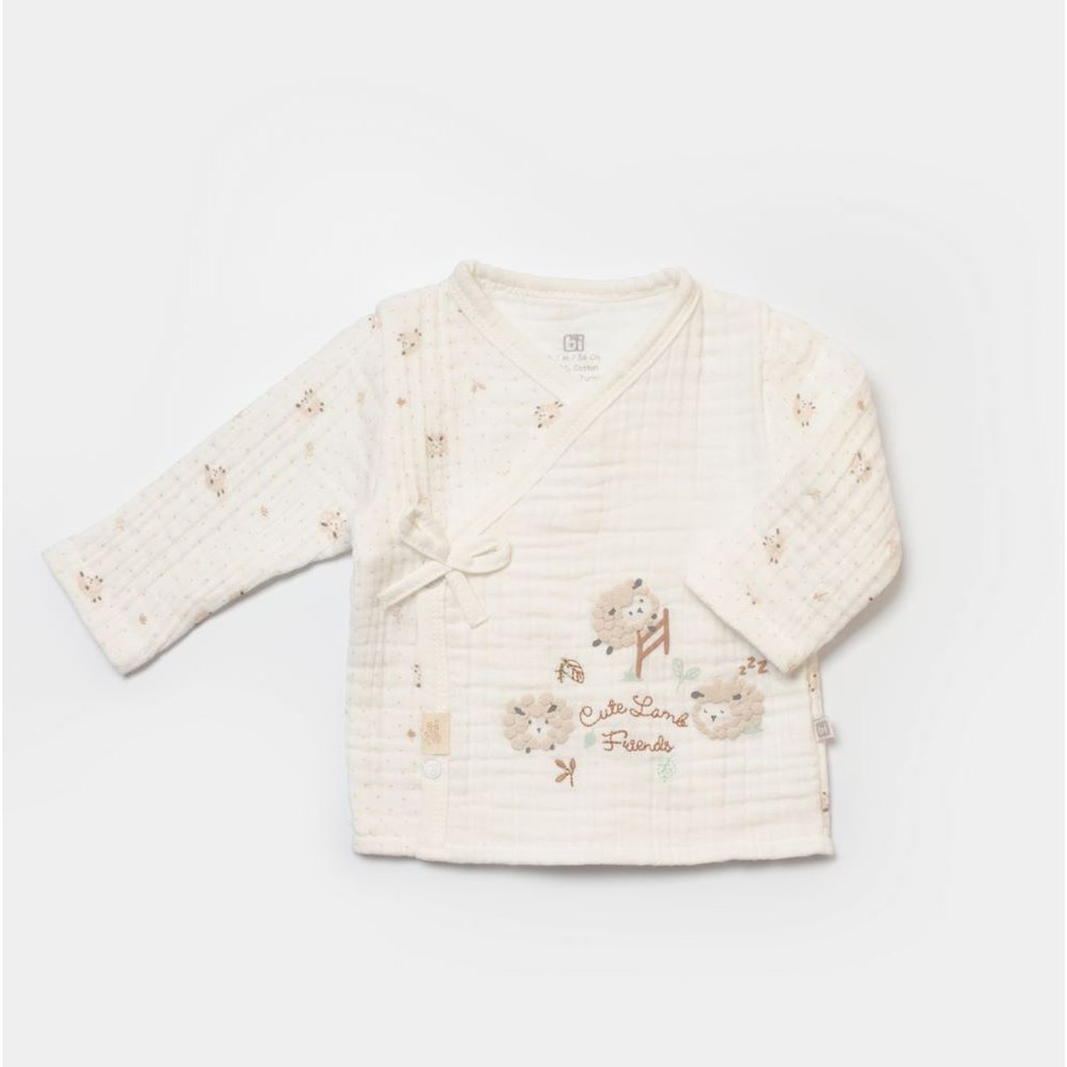 Bibaby Lamb Friends 10'lu Bebek Hastane Çıkış Seti 63234 Bej