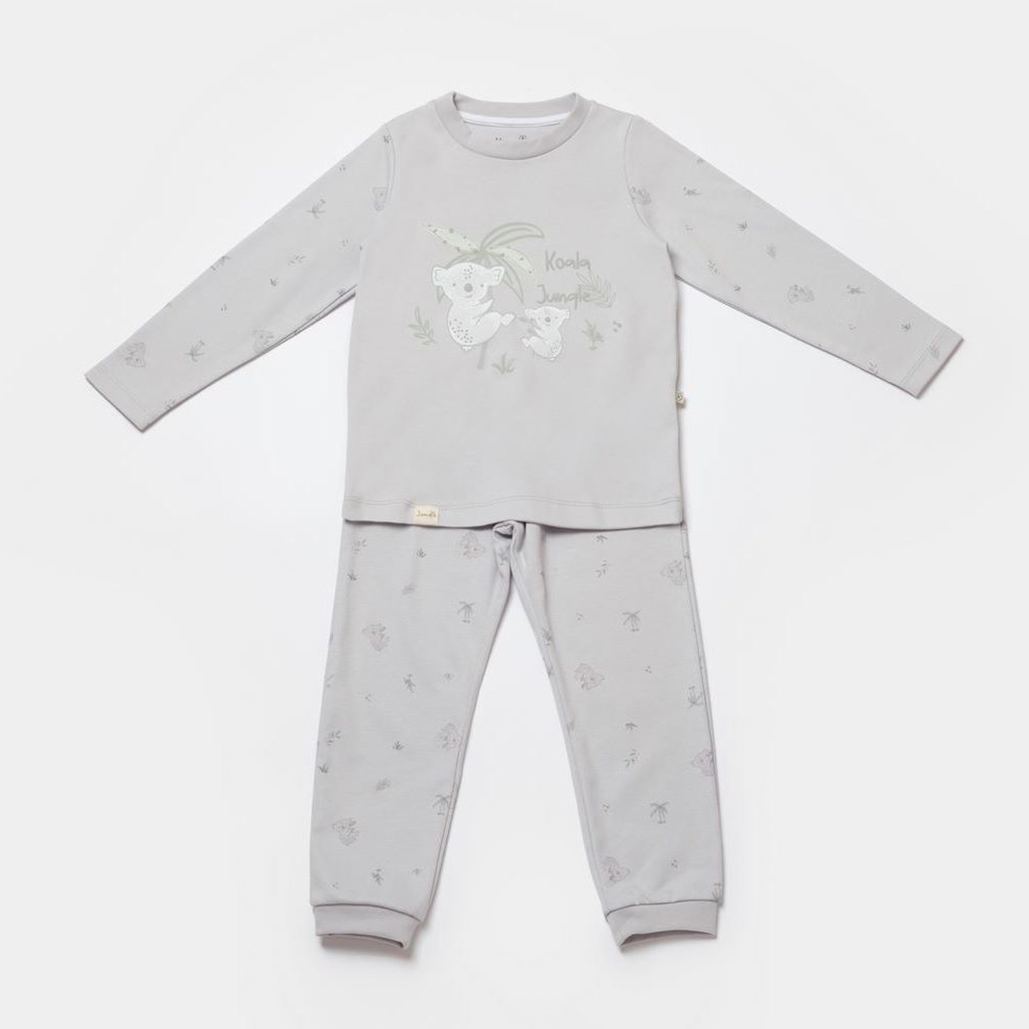 Biorganic Koala Jungle Pijama Takımı 59778 Gri