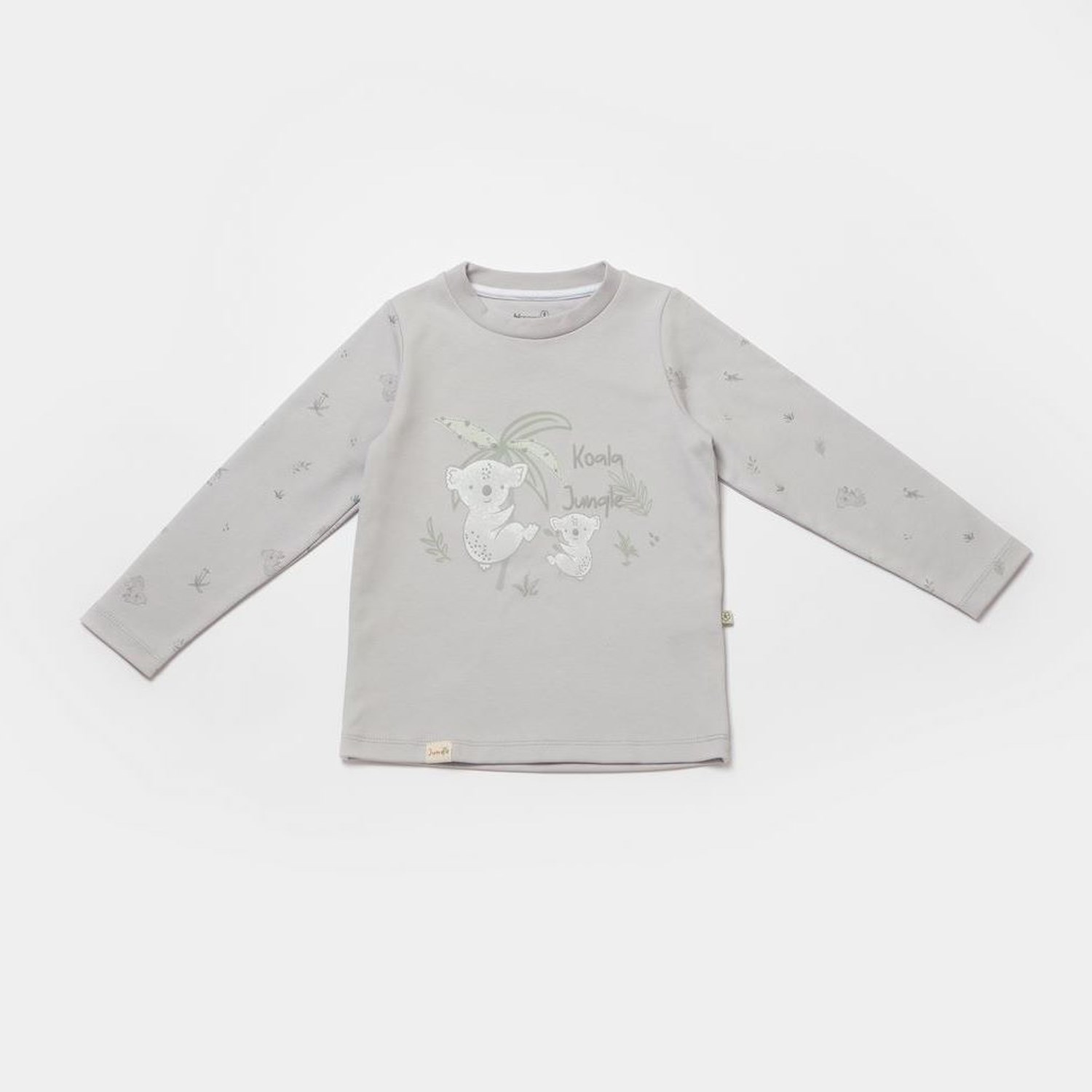 Biorganic Koala Jungle Pijama Takımı 59778 Gri