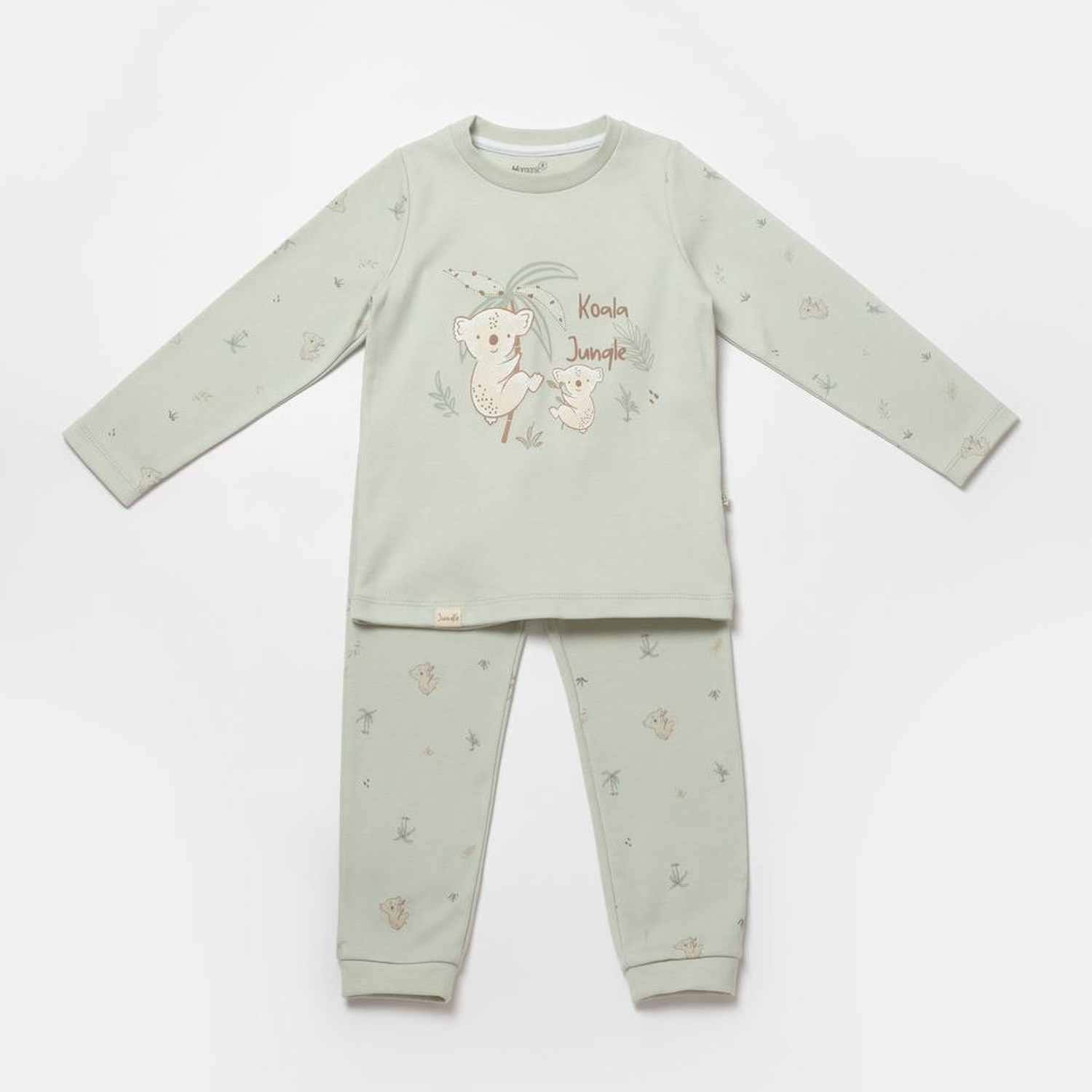 Biorganic Koala Jungle Pijama Takımı 59778 Mint