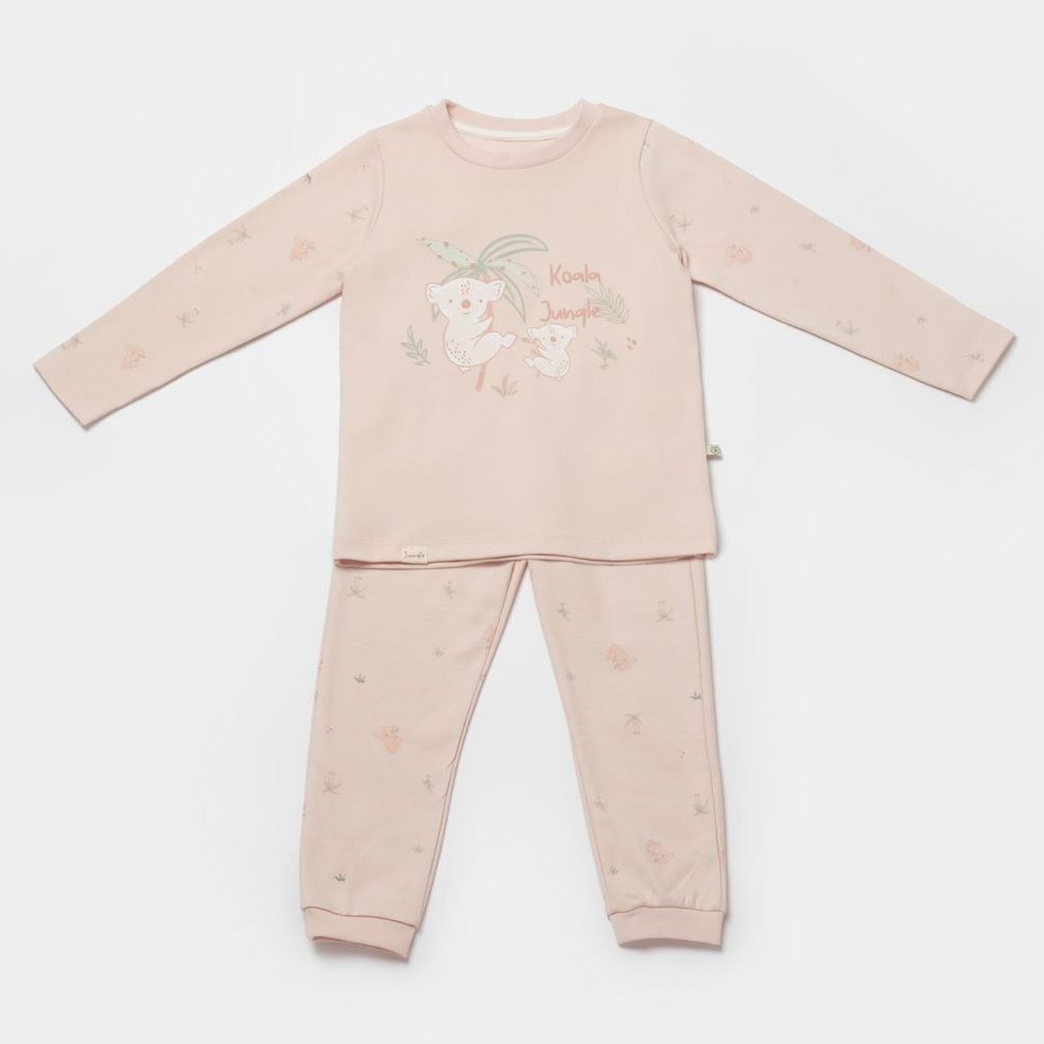 Biorganic Koala Jungle Pijama Takımı 59778 Pembe