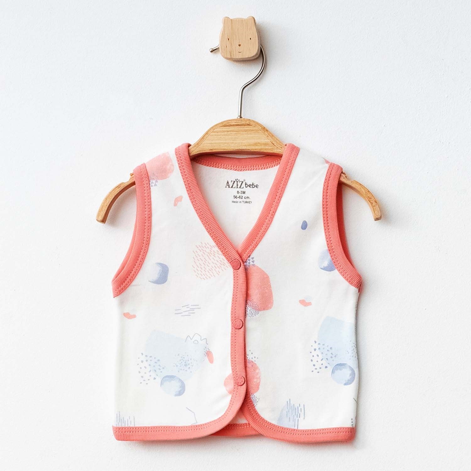 Aziz Bebe Bebek Yelek 024325 Mercan