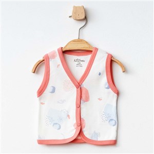 Aziz Bebe Bebek Yelek 024325 Mercan