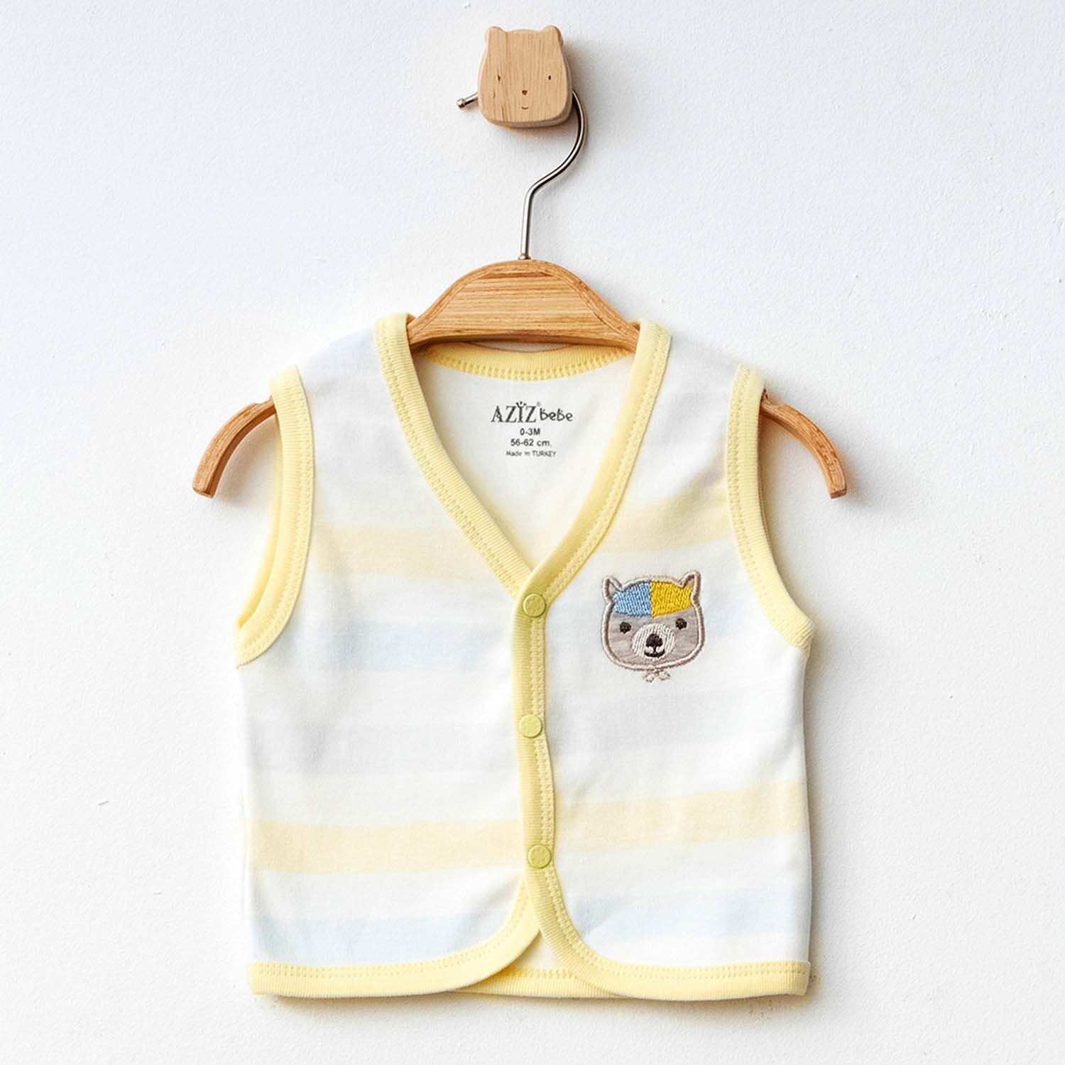 Aziz Bebe Bebek Yelek 024324 Sarı