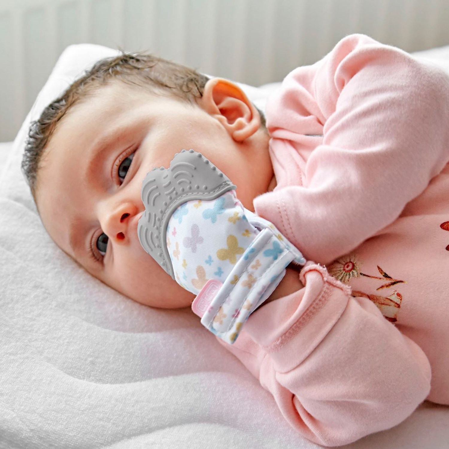BabyJem Diş Kaşıyıcı Eldiven 526 Gri