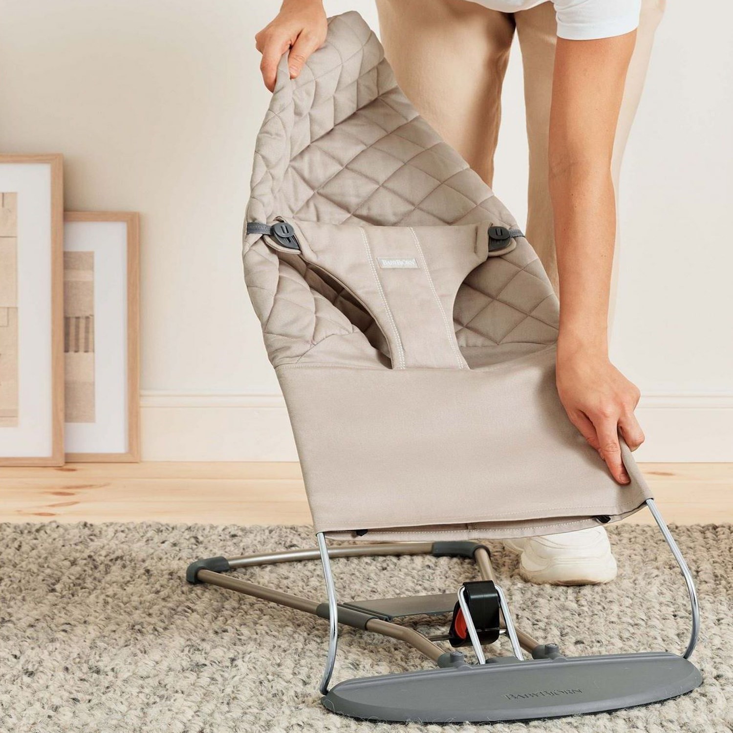 Babybjörn Bliss Ana Kucağı Woven Cotton Sand Grey