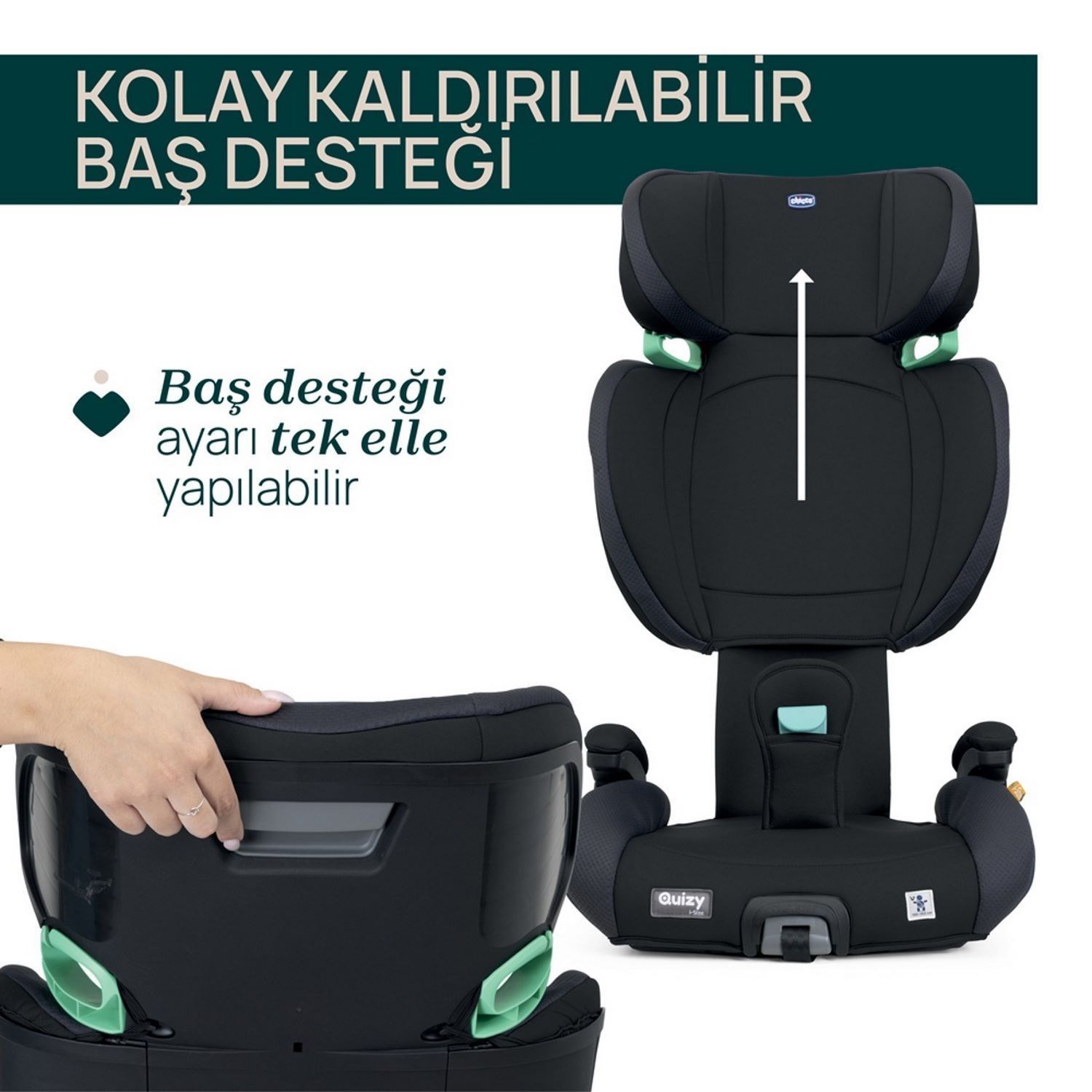 Chicco Quizy i-Size Oto Koltuğu Black