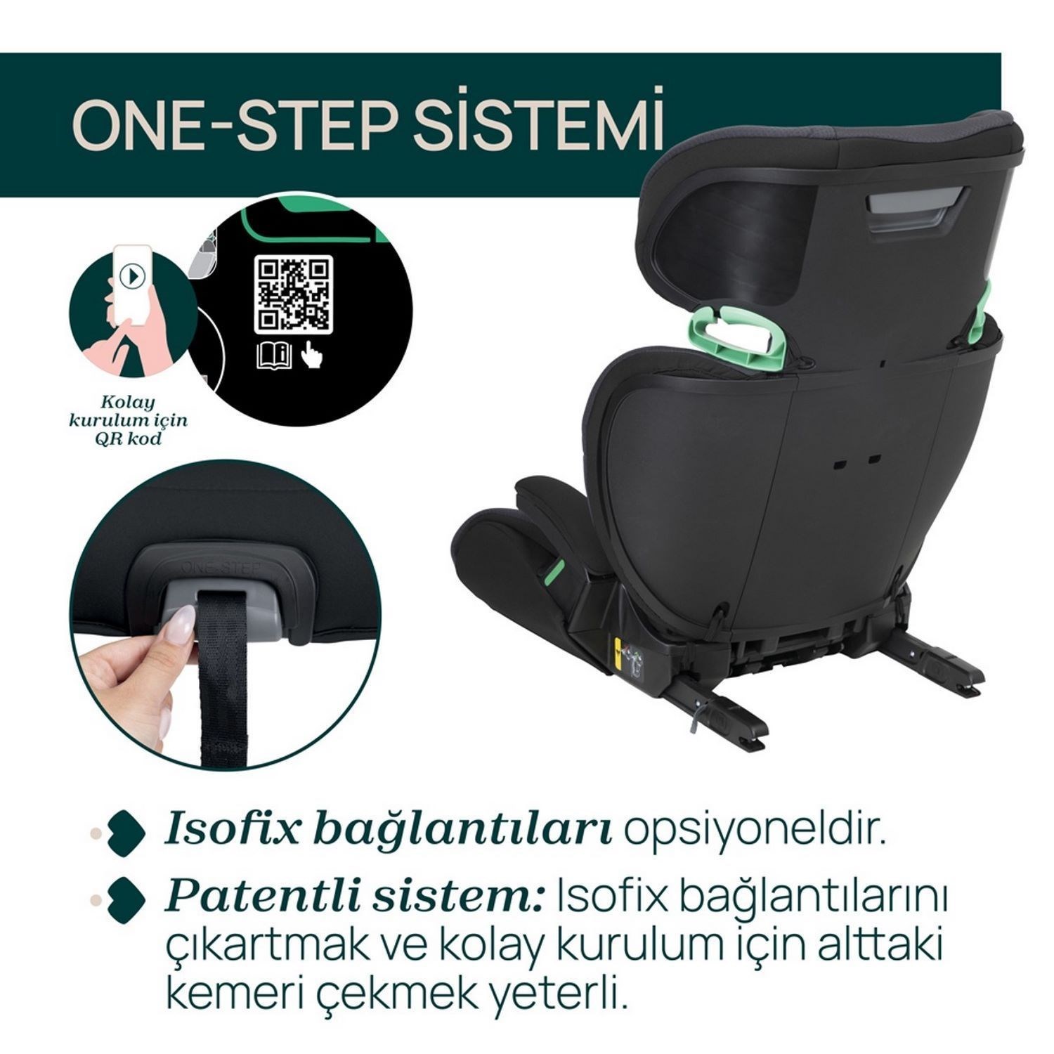 Chicco Quizy i-Size Oto Koltuğu Black