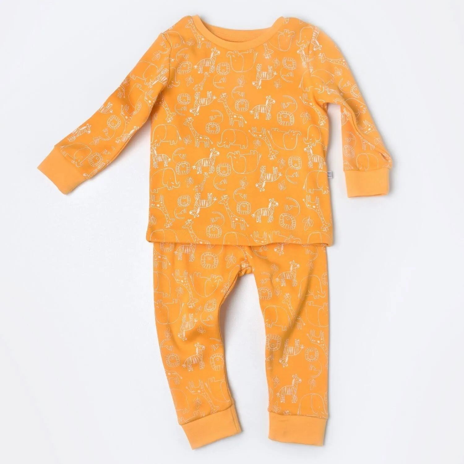 Bibaby Zoo Is Good Pijama Takımı 59716 Sarı