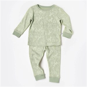 Bibaby Zoo Is Good Pijama Takımı 59716 Karamel
