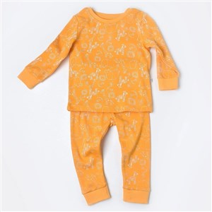 Bibaby Zoo Is Good Pijama Takımı 59716 Sarı